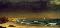 Heade, Martin Johnson - Approaching Storm Beach Near Newport